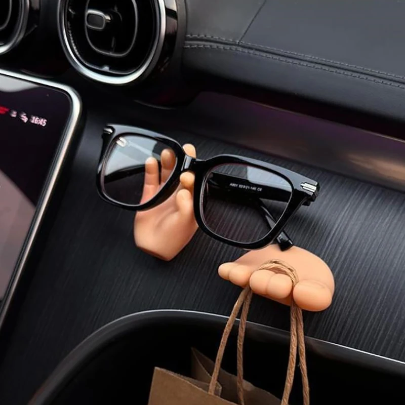 Настенный стеллаж для хранения в форме ног на присоске автомобильный органайзер