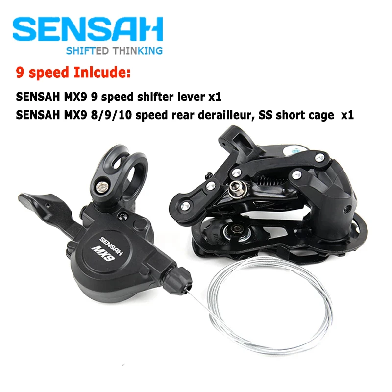 SENSAH MX9 8/9/10 задний переключатель скорости SS короткая клетка с MX8/MX9/RX10 рычаг