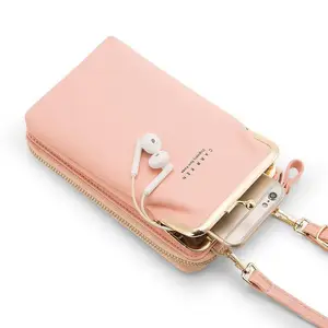 Women Phone Bag Solid Crossbody Bag Messenger Bags Female Bags Top Quality Phone Pocket Women Bags Fashion Small Bags for Girl