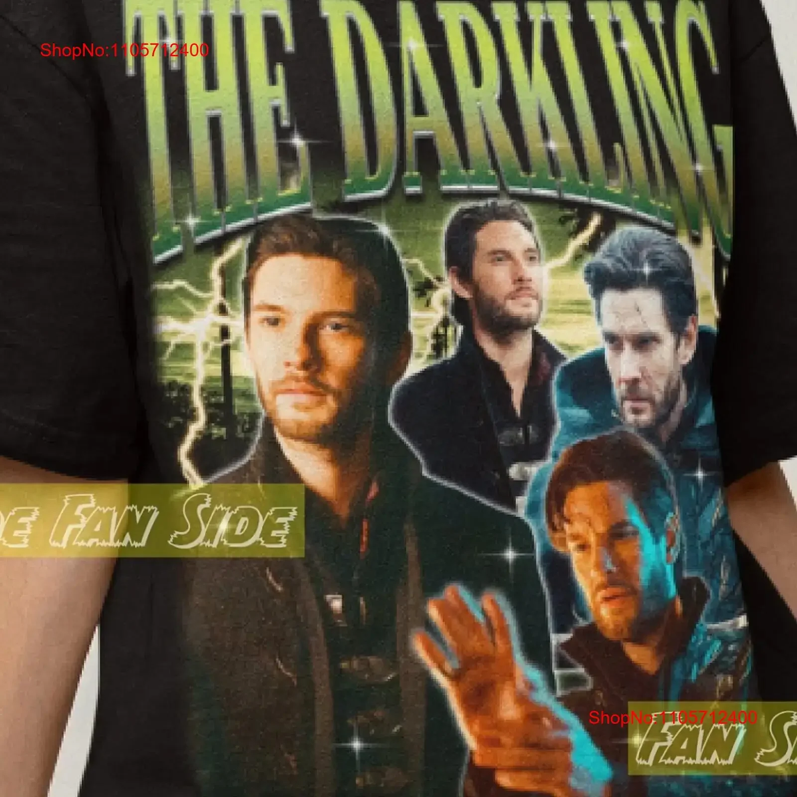 Фото Футболка The Darkling, мерч General Kirigan, винтажная, с эффектом потертости, универсальная, мягкая, унисекс, для повседневной носки, слегка состаренная №1