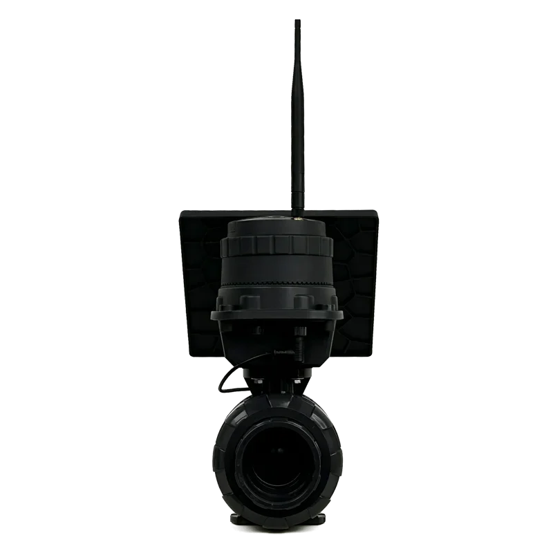 Новая технология LORA подключается водяным клапаном на солнечной энергии