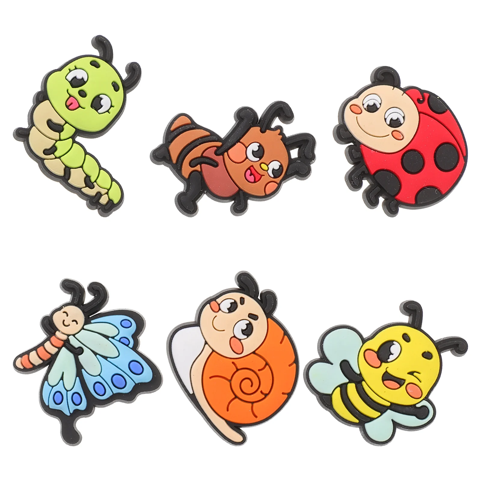 

6pcs Refrigerator Magnets Magnetic Fridge Magnets for Kitchen Insects Shaped Magnets