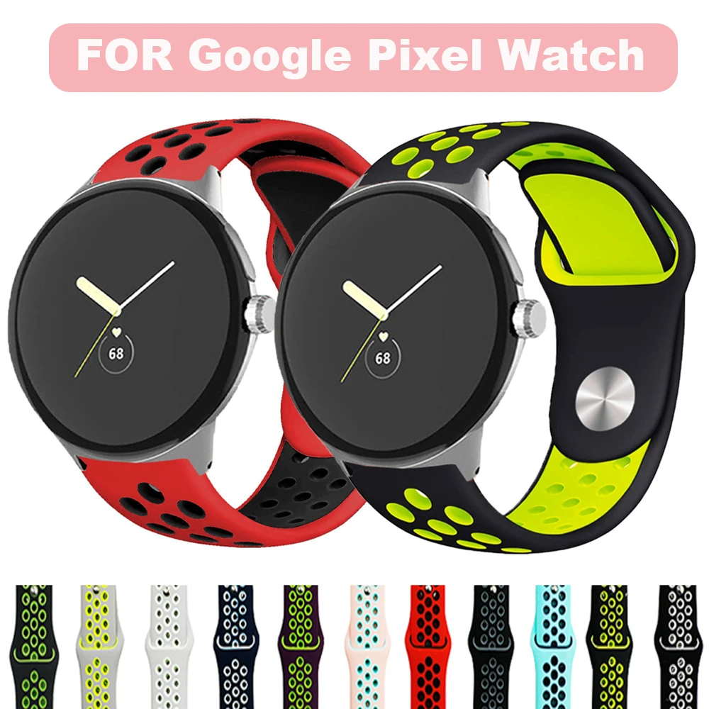 

Ремешок силиконовый для Google Pixel Watch Band Pixel Watch Active correa, спортивный мягкий браслет для наручных часов, аксессуары