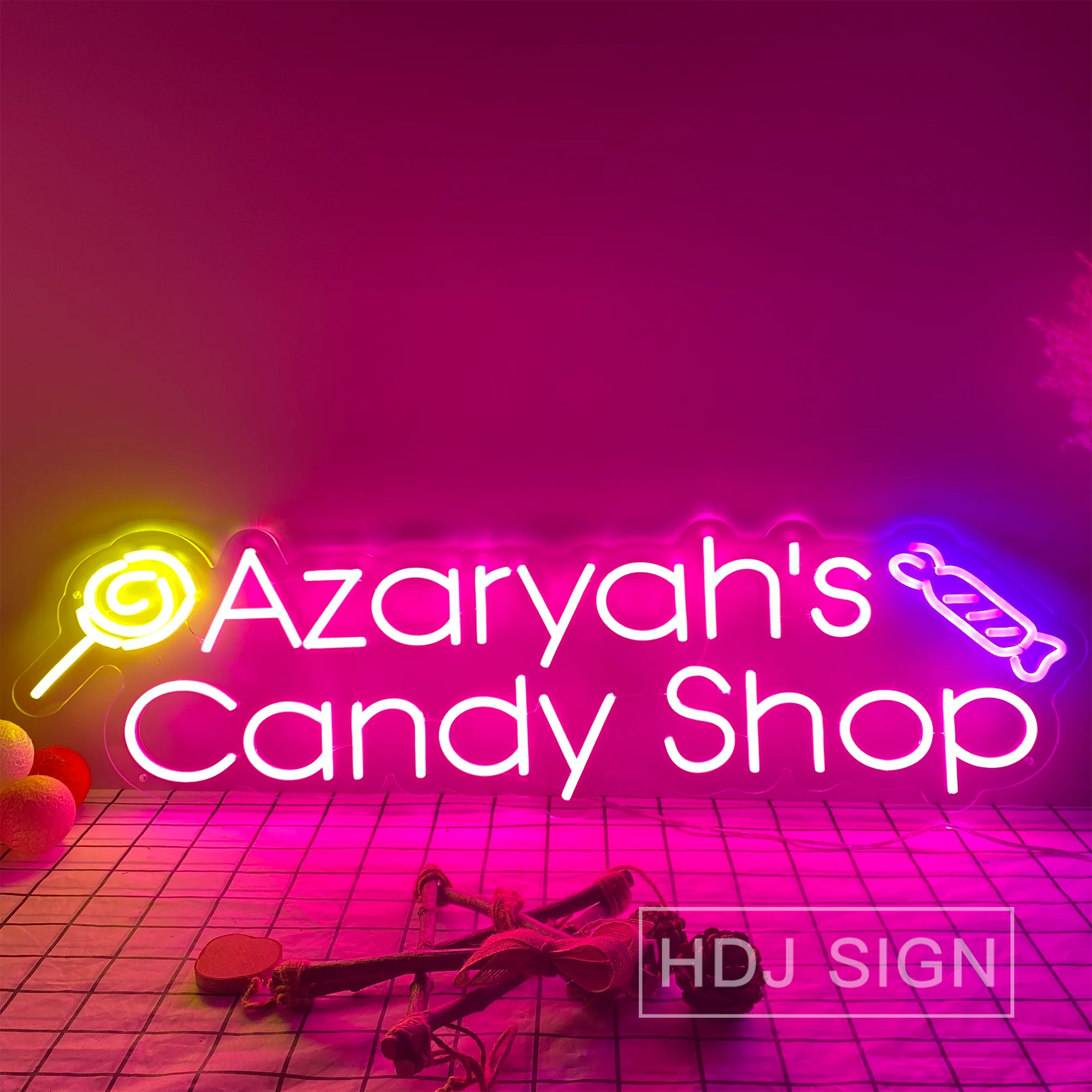 

Custom Neon Personalize Name's Neons Acrylic Neon Flexible Lamp For Shop Bedroom Bar Party Exclusive Activity Name Decoration