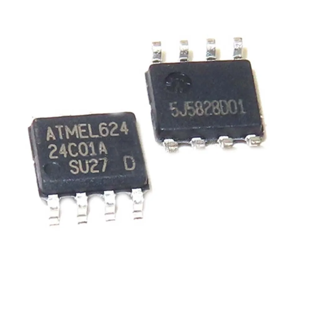 

10 шт. AT24C01A-10SU-2.7 SOP-8 AT24C01 24C01 2-проводной последовательный чип EEPROM IC