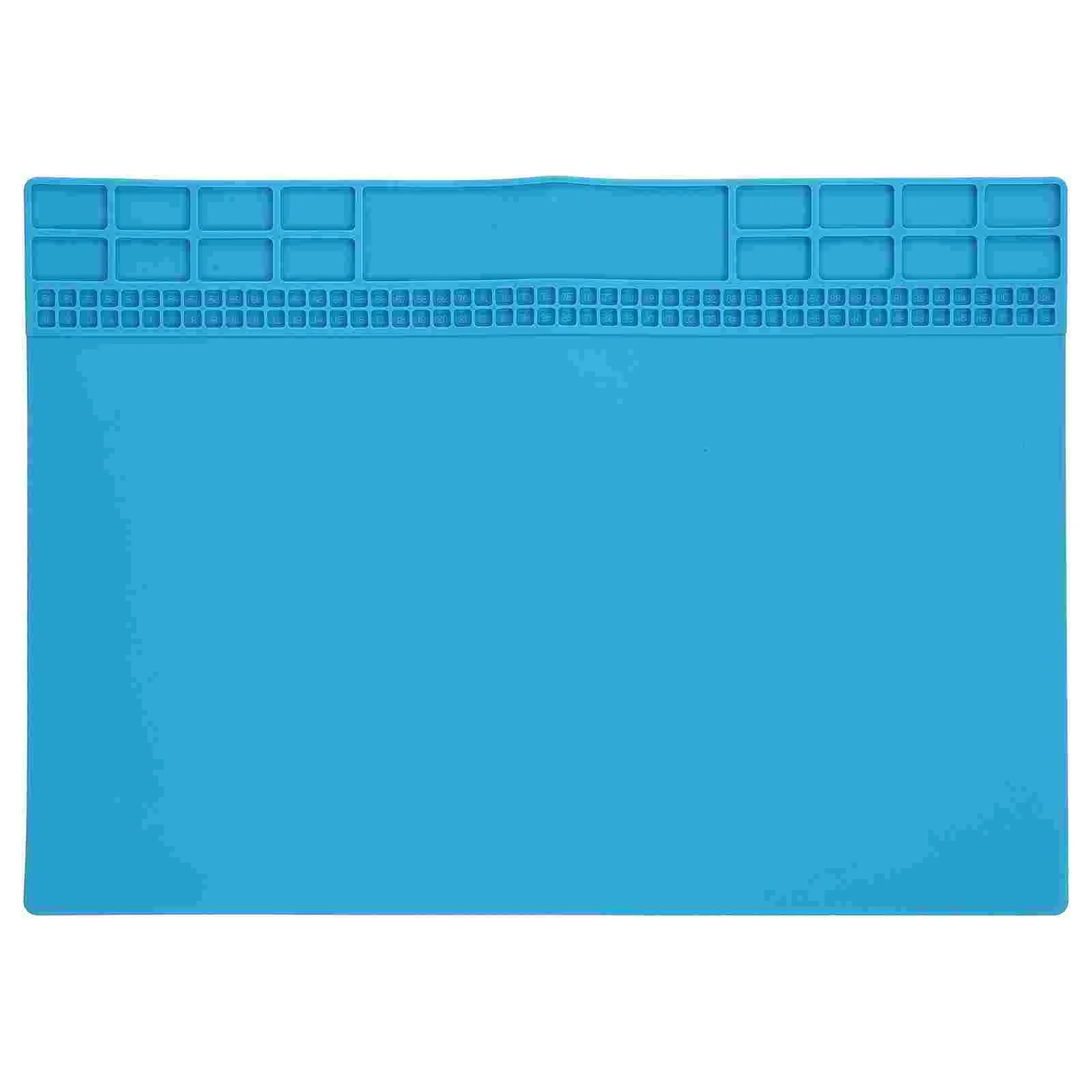 

Mat Soldering Silicone Heat Resistant Pad Work Repair Insulation Large Desktop Anti Static Insulated Electronic Welding