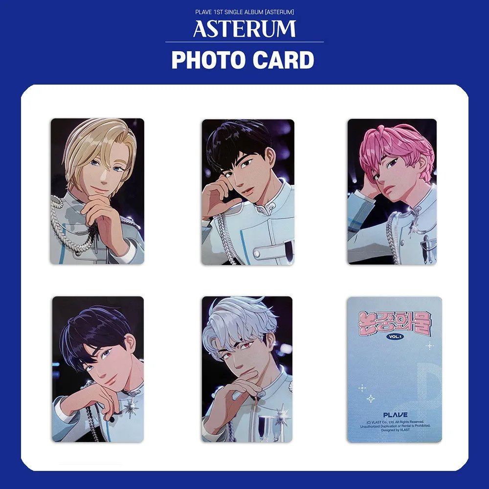 

Kpop Idol PLAVE 1-й одноальбом Asterum Photocard