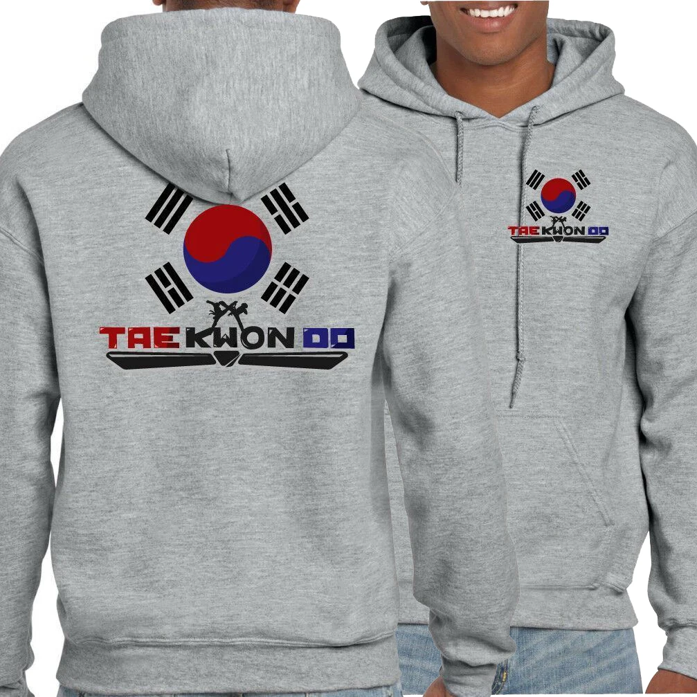 

Korea Taekwondo MMA Kick Training Sparring Gift Hoodie New High Quality Cotton Comfortable Casual Mens Streetwear