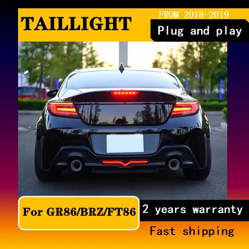 Стайлинг автомобиля для задних фонарей Toyota GR86 Задний фонарь 2022-2023 Subaru BRZ FT86
