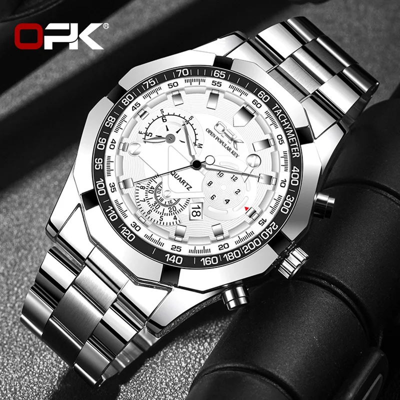 

Luxury Male Quartz Watch Men's Quartz Waterproof Wrist Watch Calendar Free Shipping Watch for Men Folding Clasp with Safety