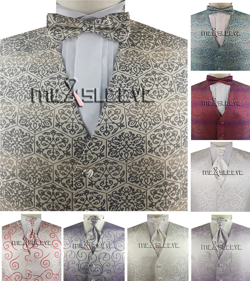 

Мужской смокинг, свадебный жилет + галстук-бабочка + Носок, все размеры