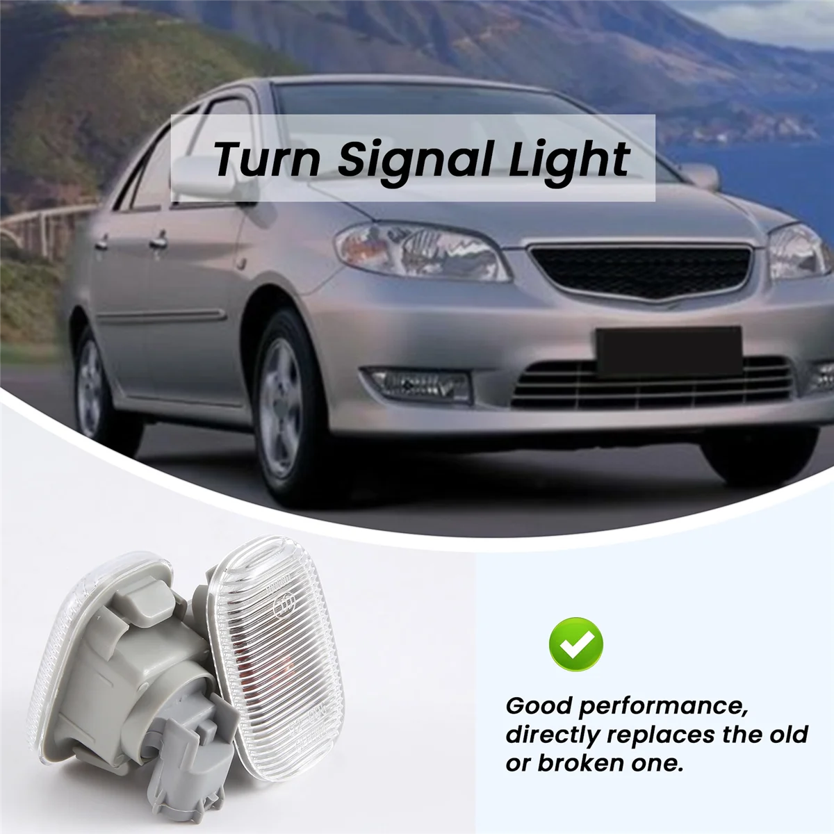 2 шт. автомобильные фонари для TOYOTA Vios Axp4 Scp4 2002-2006 Corolla 2004-2006 81730-0D020