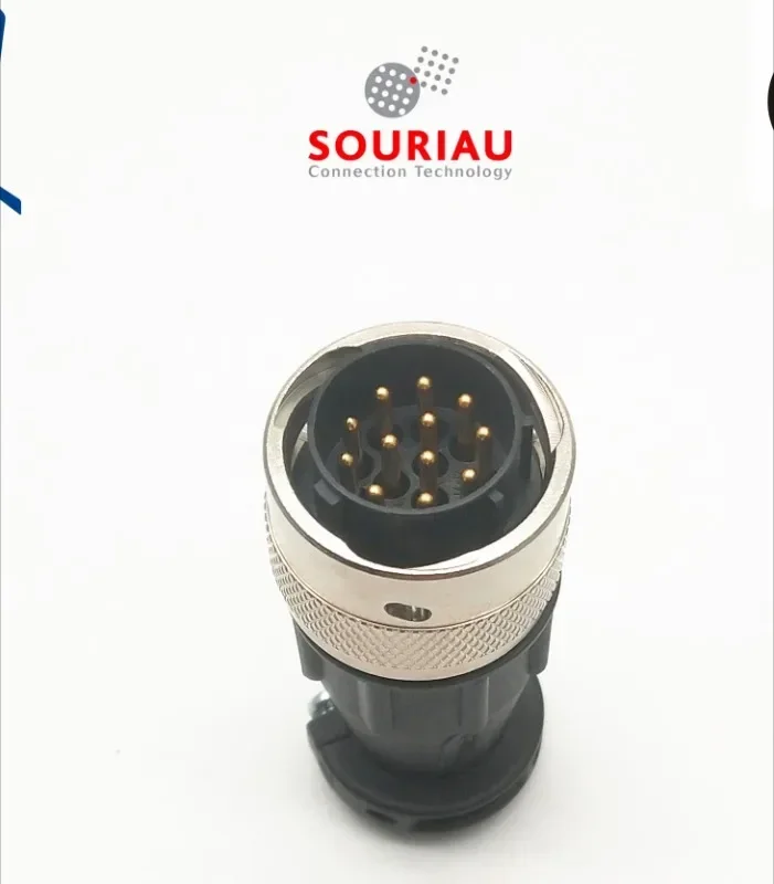 Промышленная 12-контактная штепсельная вилка + зажим переменного тока