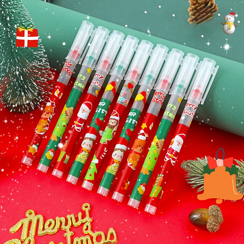 

5 шт./партия, выдвижная гелевая ручка 0,5 мм с черными чернилами