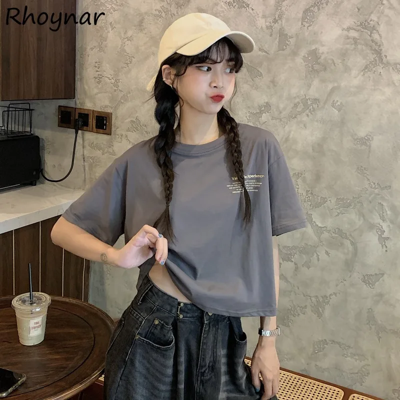 Letter Loose Short Sleeve T-shirts Women Streetwear Summer Tops Mujer  Korean Style Fashion Stylish New Arrival Harajukiu Casual - купить по  выгодной цене | AliExpress