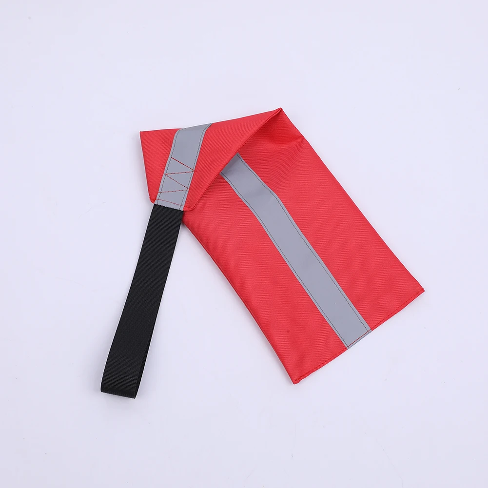 

Reflective Strip Kayak Safety Flag 57*16CM Accessories Kayak Red Flag Reflective Strip Safety Sign Tow Flag Widened