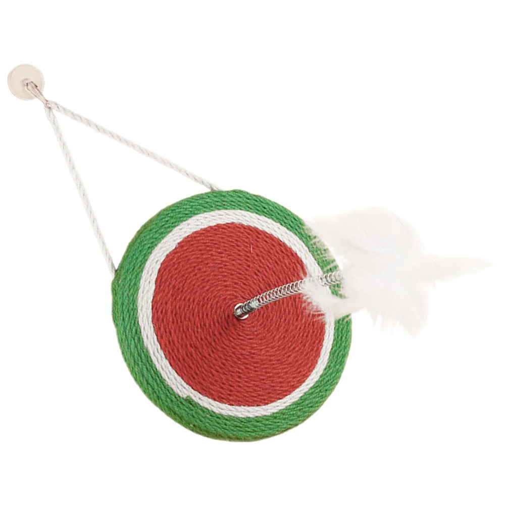 

Sisal Ball Cat Toy Toys Replaceable Scratching Board Room Household Kitten Scratcher Plume Interesting Teaser