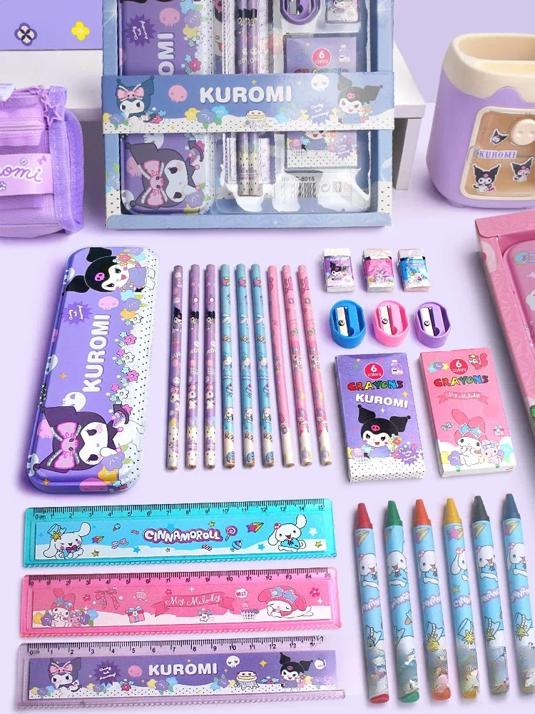Sanrio briefpapier geschenkdoos set 10Nu oud meisje basisschool Kuromi jie Tamagotchi hon Adri Graad Handboek
