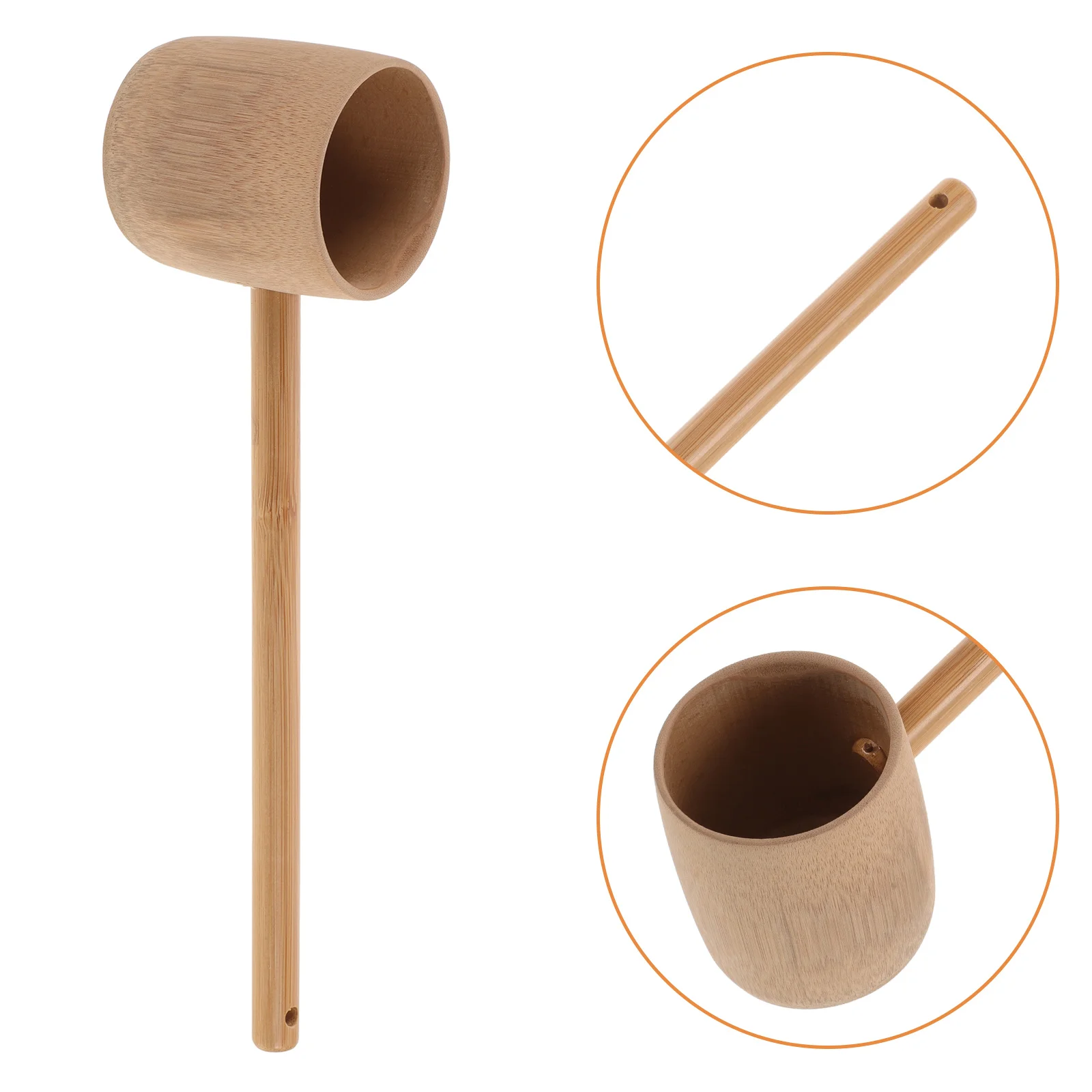 Бамбуковый ковш для воды деревянный консервирующий суп большой ложки с длинной