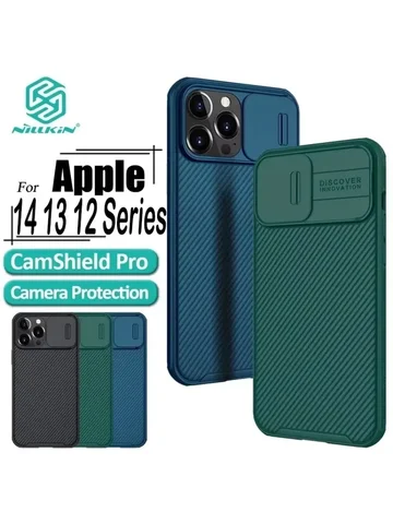 Чехол Nillkin CamShield Pro для iPhone 13 Pro Max 14 Plus 12, мини- жесткий корпус из ПК, защитная задняя крышка для камеры