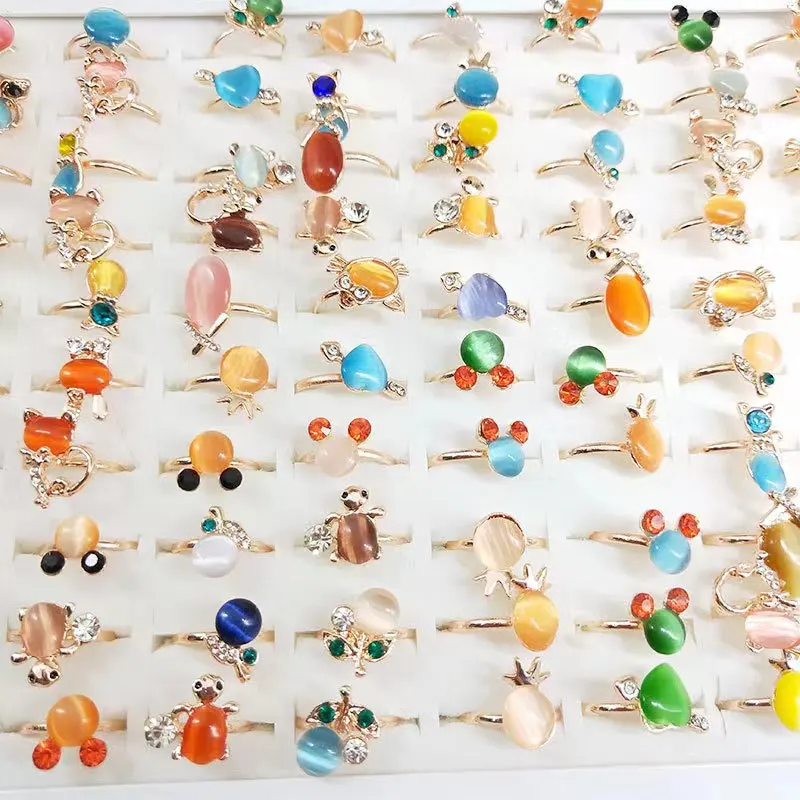 

5/10 Pcs New Rings for Women Charm Jewelry Boho Fashion Party Style Men's Proposal Romantic Cute Luxury Love Gift Mix Wholesale