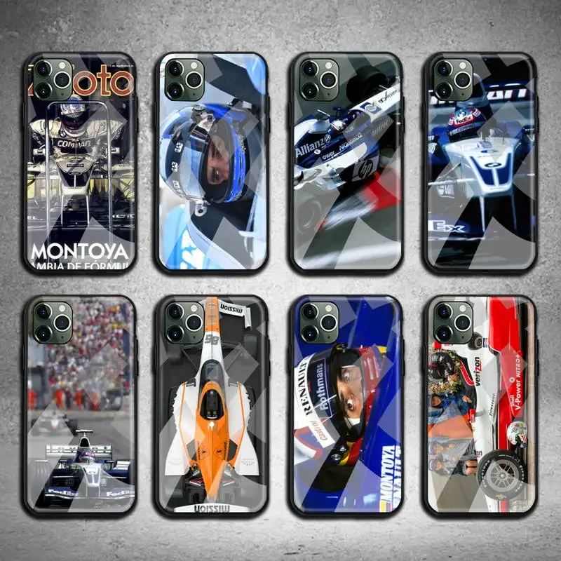 

Juan Pablo Montoya Phone Case Tempered Glass For iPhone 13 12 11 Pro Mini XR XS MAX 8 X 7 6S 6 Plus SE 2020 cover
