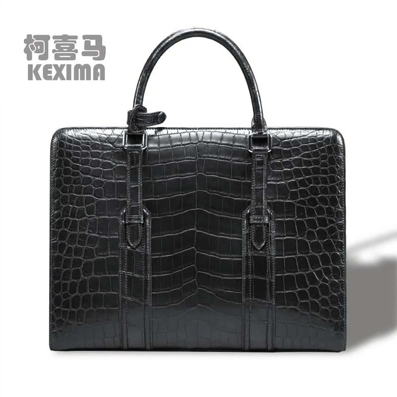 

KEXIMA cestbeau African imports Nile crocodile crocodile skin man bag belly handbag decoration leather briefcase male bag