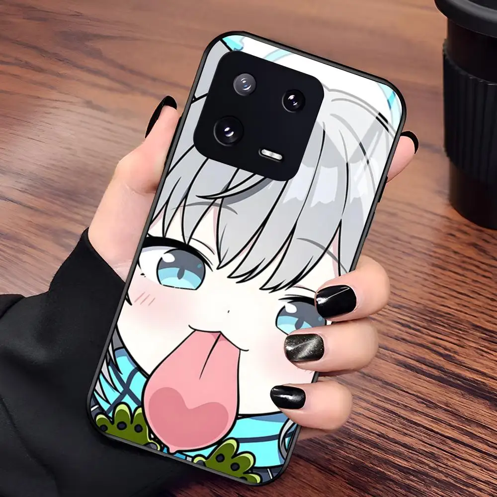 Чехол для телефона Blue Archive Girl S-Shiroko Arona для Xiaomi 17 15 14 13 12 Mi 11 X T Ultra Pro Lite 5G, черный, стеклянный (art.: 3920dc7aeee47) - 3920dc7aeee47