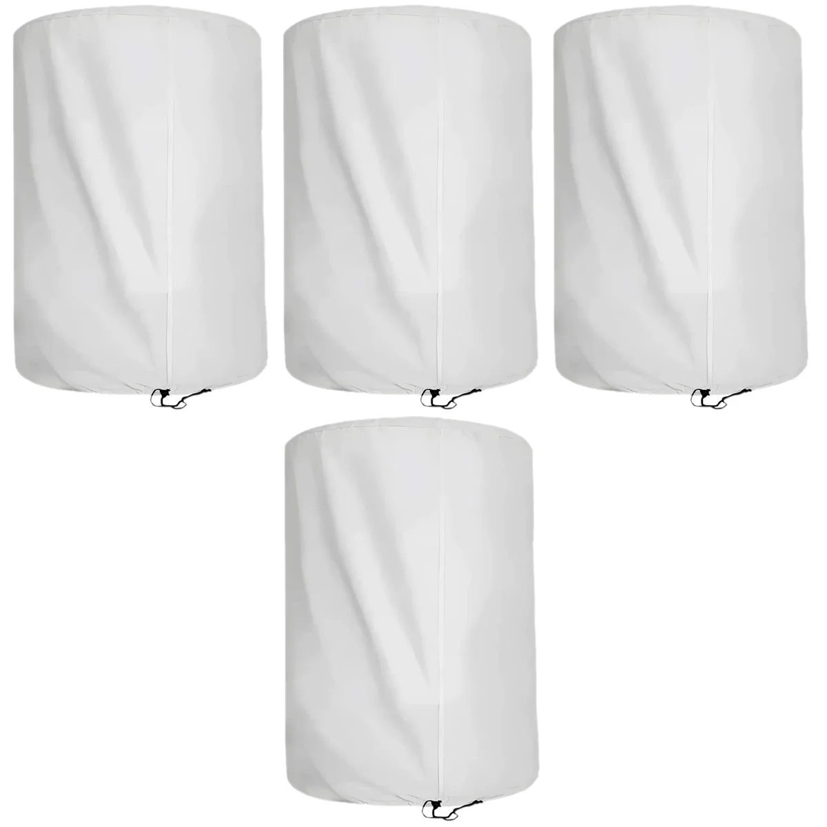 

4 Pieces Car Wheel Cover Tire Covers Truck Trailer 110x73cm Spare Rv Silver Oxford Cloth