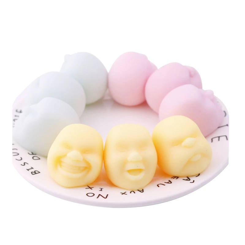 

Stretchy Ball for Creative Toy Figure for DOLL Emotion Face Kids Party Su