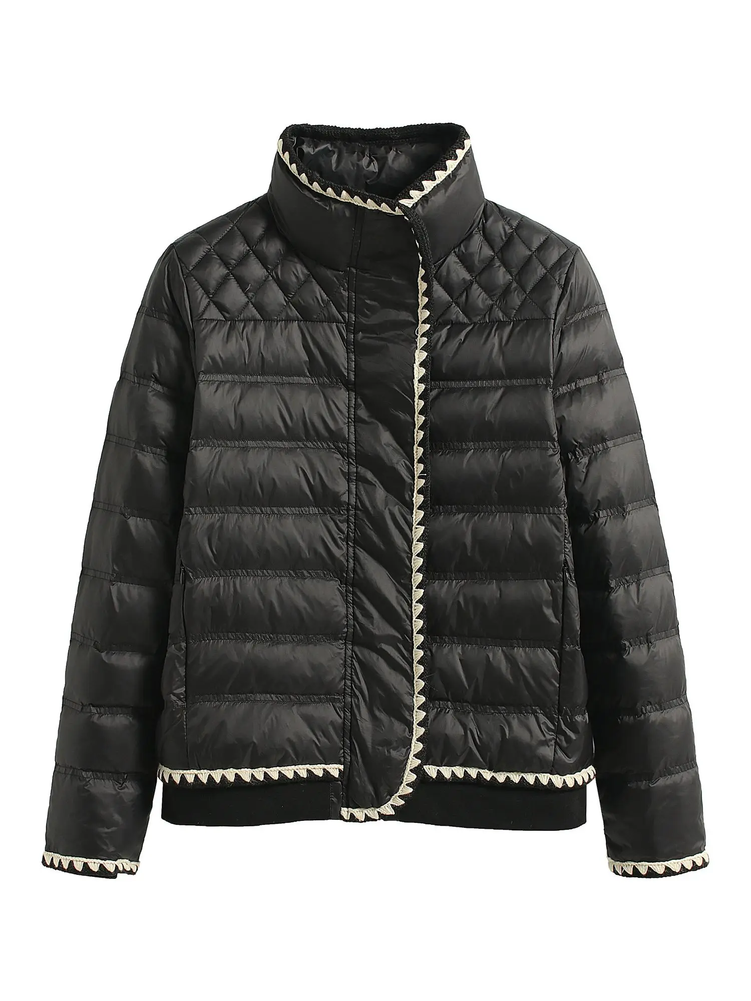 New Women Vintage Style Down Jacket White Duck Down Jackets Autumn Winter Warm Coats And Parkas Female Outwear