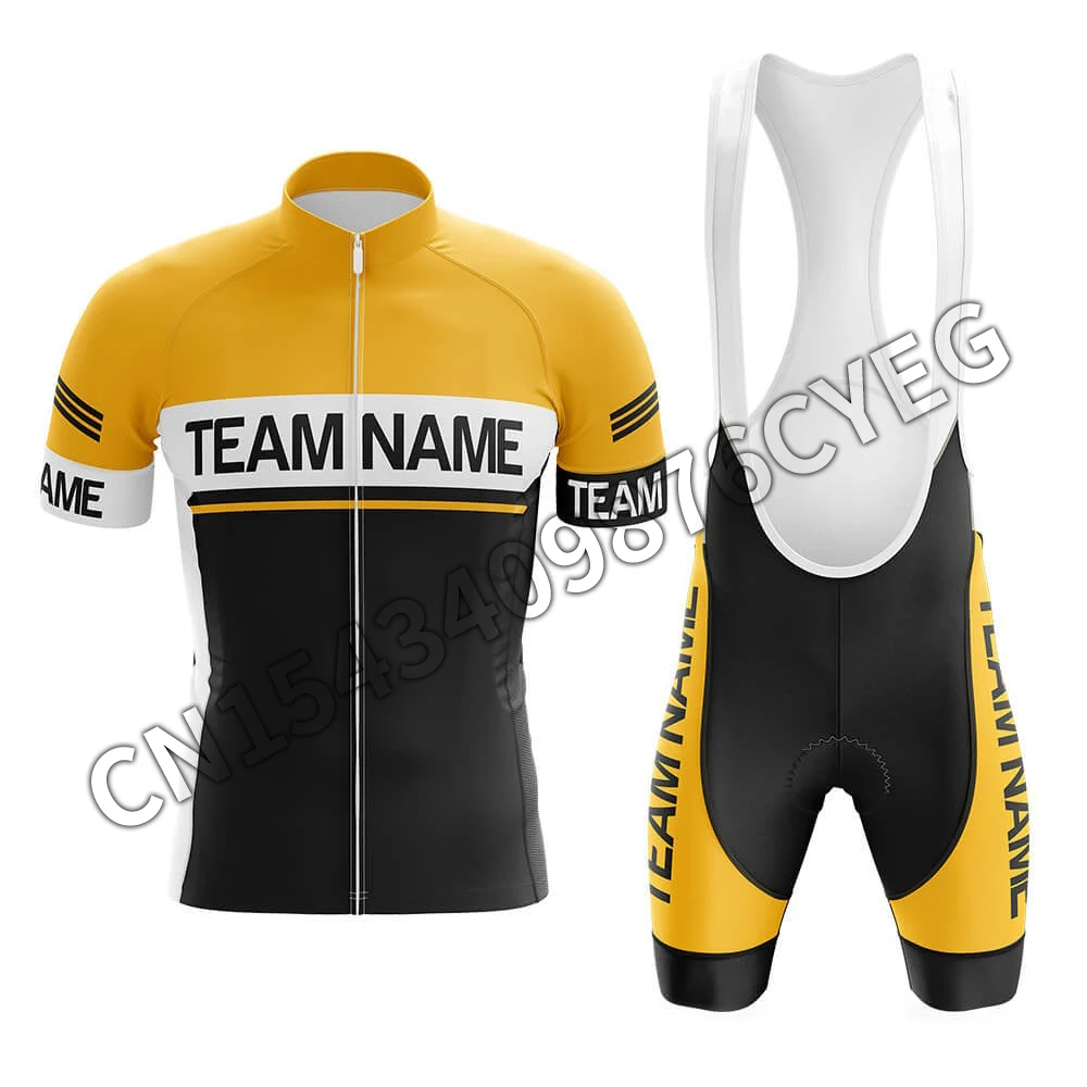 

Персонализированные комплекты Джерси для велоспорта, летняя мужская велосипедная одежда с коротким рукавом, дышащая Джерси для горного ве...