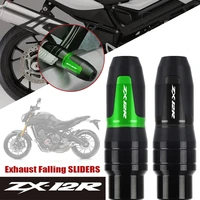 for kawasaki zx12r zx 12r 2000 2001 2002 2003 2004 2005 motorbike accessories exhaust frame sliders crash pads falling protector