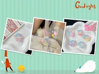 sanrio hellokitty melody cinnamoroll kuromi the rotating hairpin rotating planet is sweet cute and funny duckbill clip