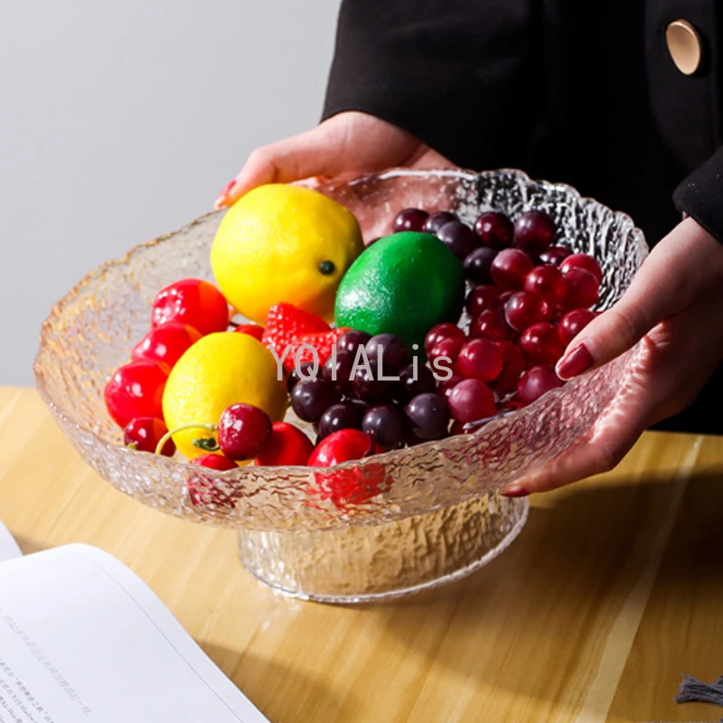 Креативная художественная тарелка для фруктов бокал с рисунком ледяной росы