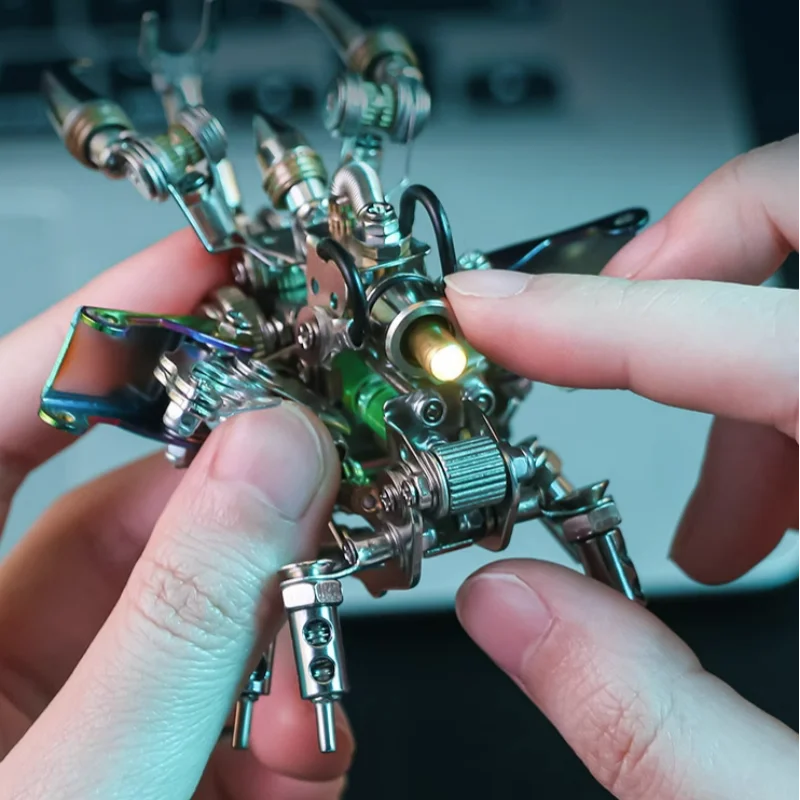 300 шт. + набор 3D Механических боевых доспехов пазлы-игрушки Mecha металлическая