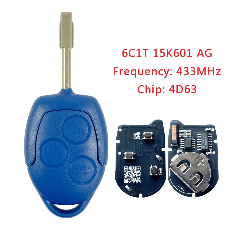 

TXK 018038 -1 новая обновленная версия, черная плата, никогда не потеряет кода для Ford Transit 2006-14, удаленный ключ 433 МГц, чип 4D63, 6C1T, 15K601 AG