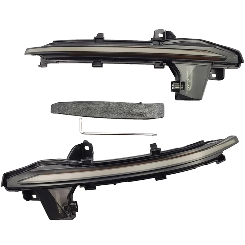 

2pcs Scroll LED Dynamic Turn Signal Light Compatible with A6 A7 A8 C8 S6 Rear View Side Mirror Flashing Repeater Blinker
