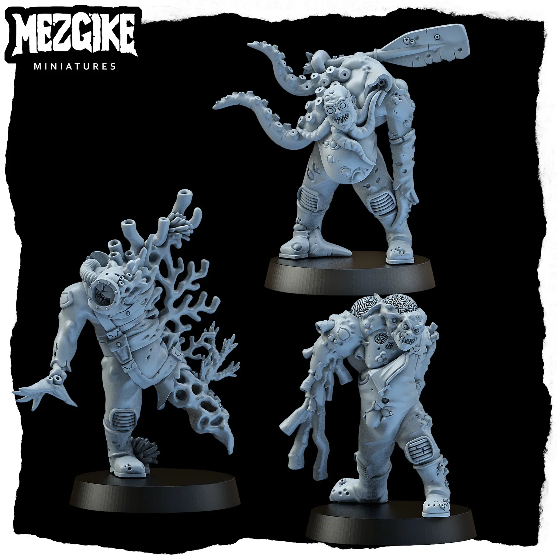 Фото Rigwalkers, horde B, Миниатюра чумного монстра, Infested Proxy Figure, Pustulent Fighter, 3D-печатная модель, настольный Wargame TRPG №4