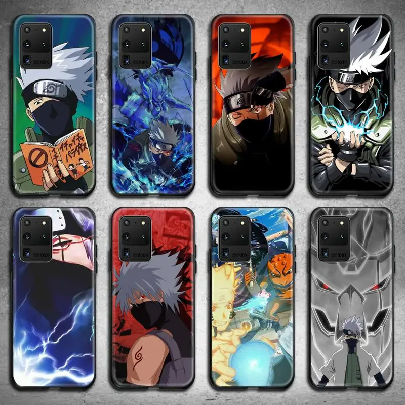 

Naruto Kakashi Phone Case For Samsung Galaxy S21 Plus Ultra S20 FE M11 S8 S9 plus S10 5G lite 2020