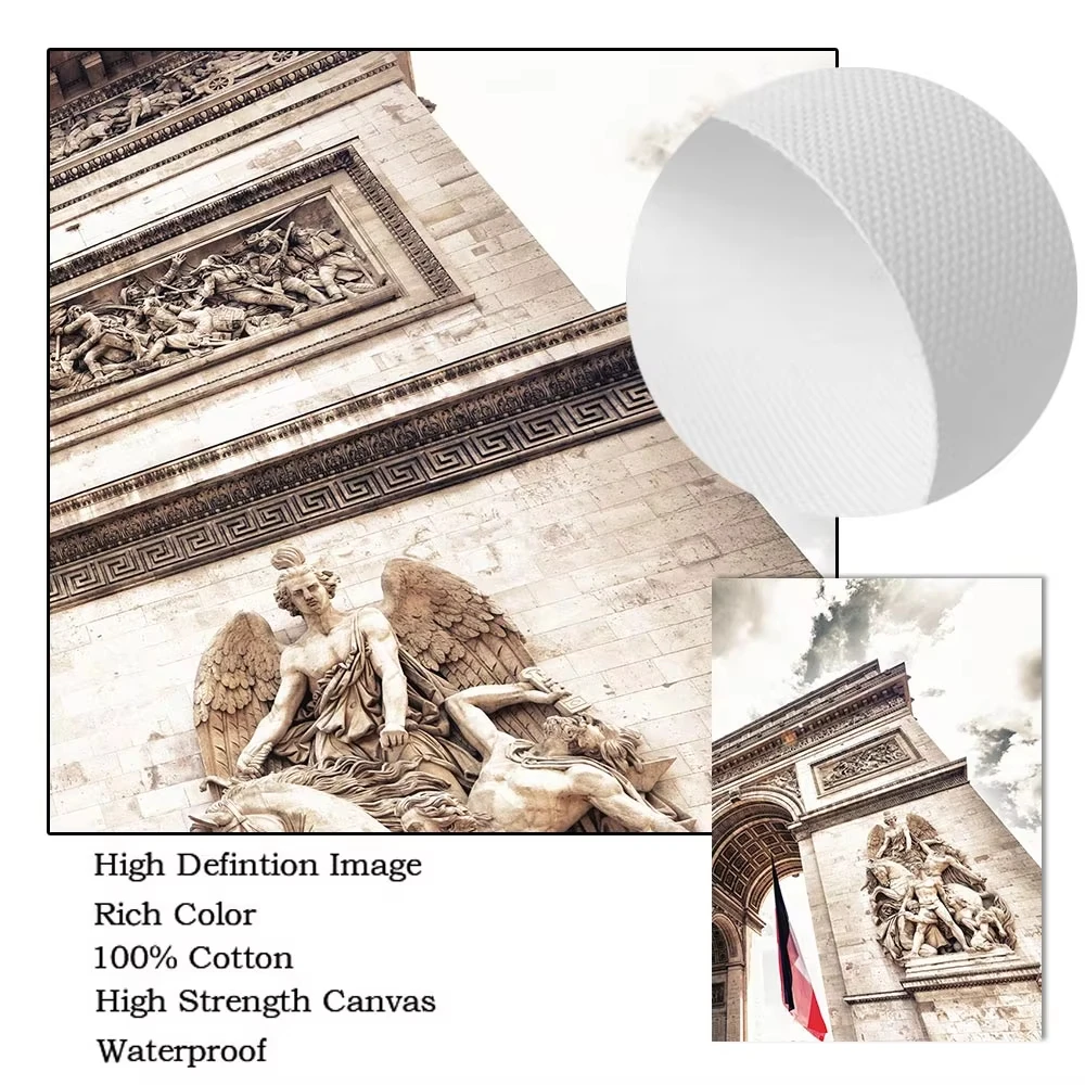 Итальянская версия Париж-башня настенное искусство скандинавский городской