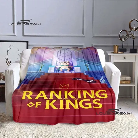 Одеяло с героями аниме рейтинга королей, милое фланелевое одеяло с героями мультфильмов, спальный диван для взрослых и детей, теплый одеяло для кемпинга