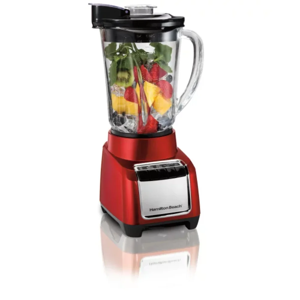 Wave-Action Blender, 48 Fl Oz Acity, Red, 53519W, Juice , Bl