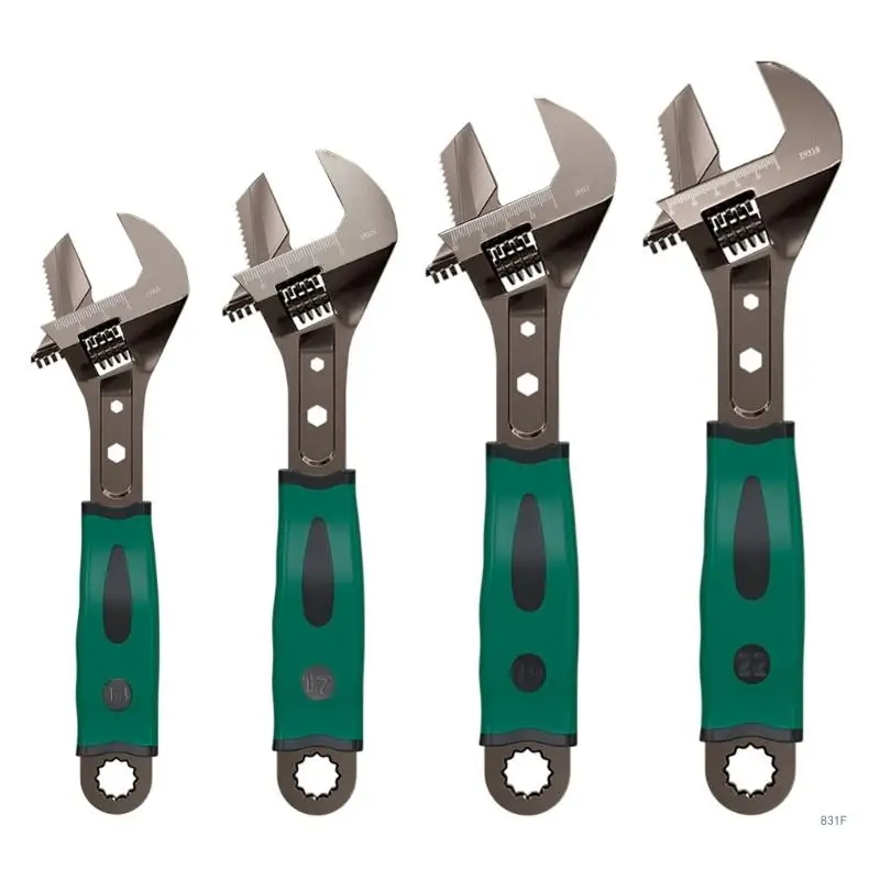 8/10/12/15 дюймов регулируемые гаечные ключи с большим отверстием разводные бытовой