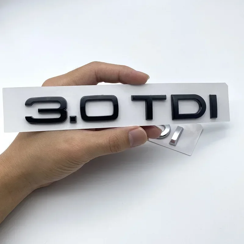 Автомобильный 3D ABS 2 0 3 TDI багажник с буквами Логотип эмблема наклейки для Audi A1 A3 A4 A5