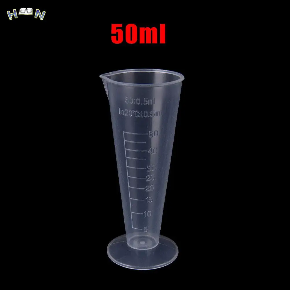 

50ml Plastic Measuring Cup Jug Pour Spout Surface Kitchen/laboratory tools school accessories