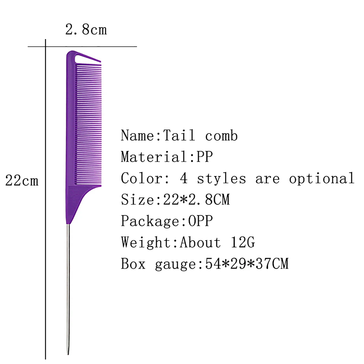 7 шт./набор антистатические Многослойные гребни для волос из нержавеющей стали