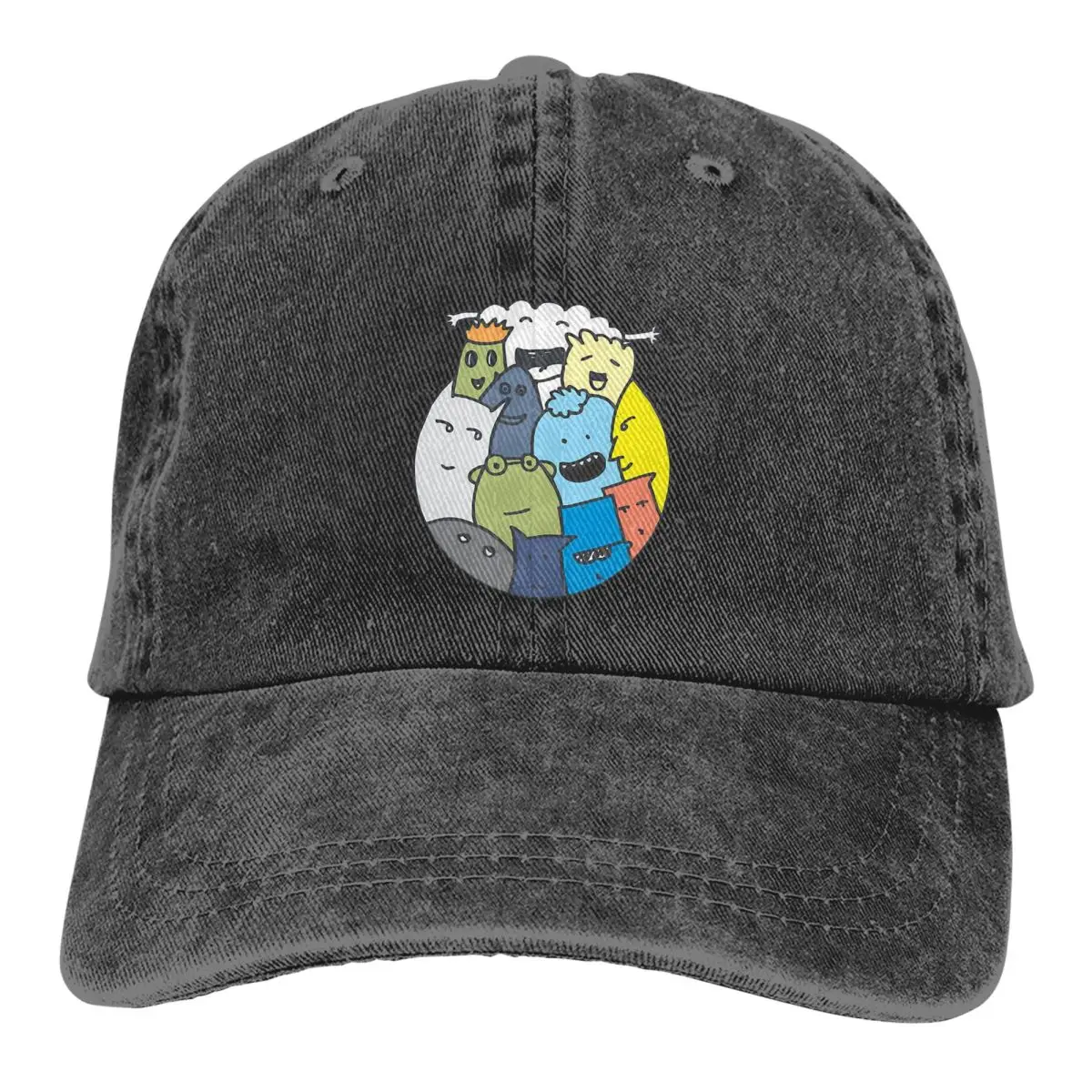 

Smile Baseball Cap Men Hats Women Visor Protection Snapback Doodle Caps