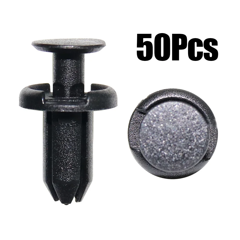 

10mm Bumper Clip Fasteners High-quality Lightweight Nylon Replacement Black Durable Interior Door Panels Bumper
