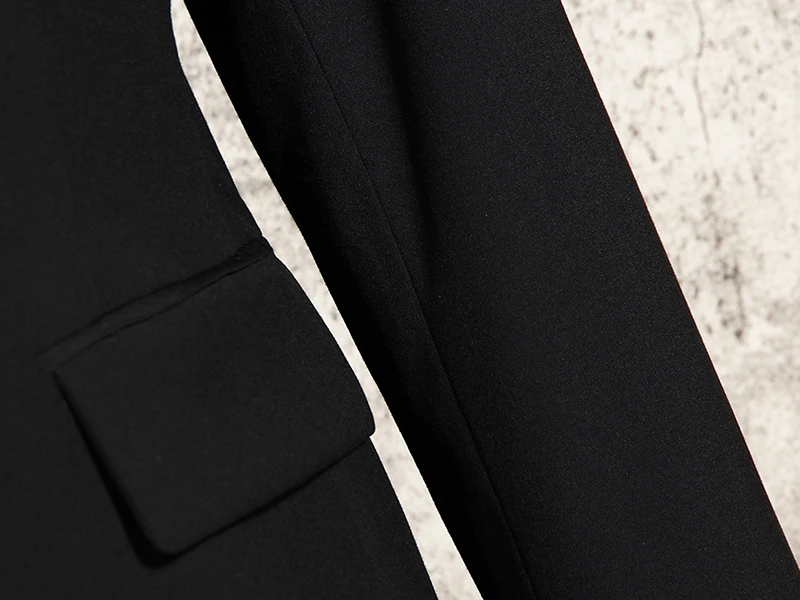 Patchwork Embroidery Lace Blazer for Women Notched Collar Long Sleeve Tunic Casual Coats Female 2023 Autumn Fashion